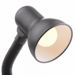 Настольная лампа в современном стиле на прищепке Brille 60W MTL-24 Черный Чернівці