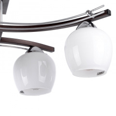 Люстра потолочная Brille 60W E27 Хром Одесса