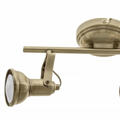 Светильник спот Brille Лофт 50W HTL-196 Бронзовый 26-759 Сарны
