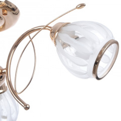Люстра потолочная Brille 40W E14 Золотистый Ромни