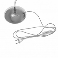 Настольная лампа классическая Brille 40W LK-574 Хром Чугуїв