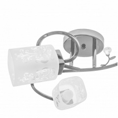 Люстра Brille 40W E14 Никель Хуст