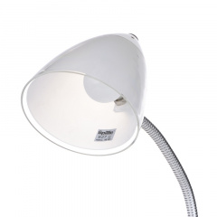 Настольная лампа в современном стиле офисная Brille 40W MTL-28 Хром Харків