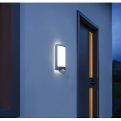 LED подсветка Brille Пластик 20W AL-296 Черный 34-342 Павлоград
