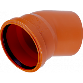 Коліно каналізаційне з ПВХ Magnaplast Ø110/30°