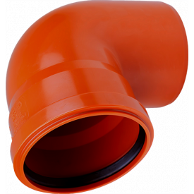 Коліно каналізаційне з ПВХ Magnaplast Ø160/87°