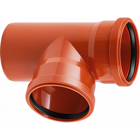 Трійник каналізаційний з ПВХ Magnaplast Ø160x160/87°