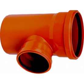 Трійник каналізаційний з ПВХ Magnaplast Ø160x110/87°