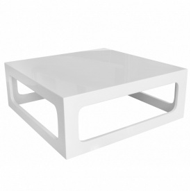 Стол журнальный Brille Двп UH10 Белый F1-010