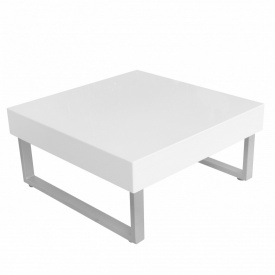 Стол журнальный Brille Hi-tech UH58 Белый F6-005