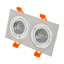 Поворотный точечный светильник Brille 40W HDL-DT 109 Серебристый 36-256 Цумань