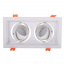 Поворотный точечный светильник Brille 80W HDL-DT 107 Белый 36-223 Львів