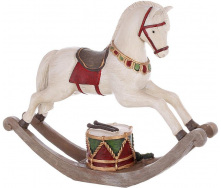 Настольная фигурка Rocking horse 24х6 см Ретро стиль BonaDi Разноцветный DP232173