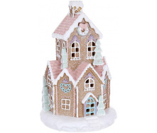 Светодиодная статуэтка Gingerbread house 20х20х32 см BonaDi Разноцветный DP232296