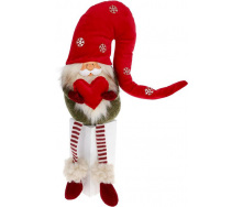 Декоративная игрушка Gnome with a heart 51 см BonaDi Разноцветный DP232373