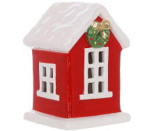 Светодиодная елочная игрушка BonaDi Red House 7х11 см Разноцветный DP232308