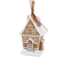 Елочные игрушки набор BonaDi Gingerbread house 7х6х11 см Разноцветный 6 шт DP232299