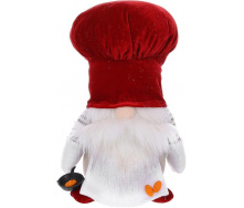 Декоративная игрушка Dwarf in a chef's costume and a frying pan 55 см Разноцветный BonaDi DP232201