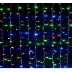 Гирлянда штора FMA Водопад 480 RGB led 3х3 м Мультицвет (1503589471) Покровск