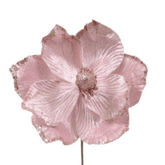 Декоративный цветок Flora Магнолия 24 см Розовый (12695) Доманёвка