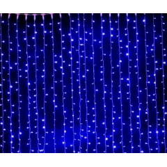 Гирлянда штора FMA Водопад 240-B 3D led 3х2 м Синий (1308651393) Черновцы