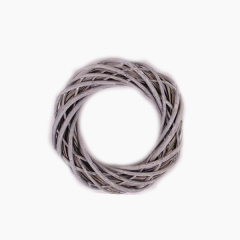 Венок из лозы серый 20 см. Flora 39008 Тернопіль