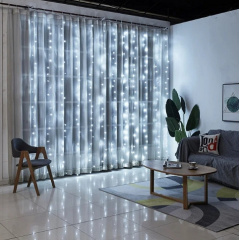 Гирлянда штора FMA Водопад 3х2 м 400 LED Белый (1312876123) Костопіль