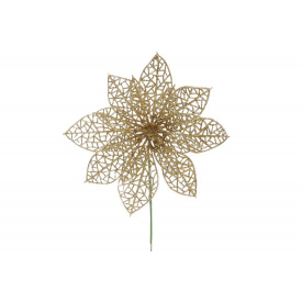 Декоративный цветок BonaDi 15 см Золотистый (128-012)