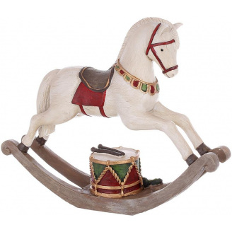 Настольная фигурка Rocking horse 24х6 см Ретро стиль BonaDi Разноцветный DP232173