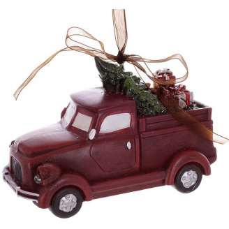 Светодиодные новогодние игрушки Christmas tree car набор 4 шт 12х5.5х7 см BonaDi Разноцветный DP232289