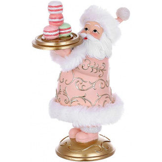 Новогодняя фигурка Santa with macarons 11х16 см Разноцветный BonaDi DP232256