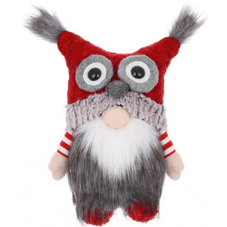 Декоративная игрушка Gnome with owl hat 47 см Разноцветный BonaDi DP232204