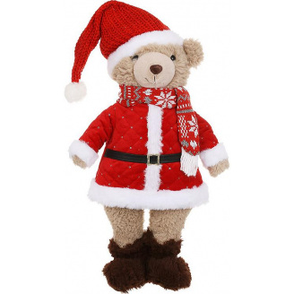 Декоративная игрушка Santa Bear 52 см Разноцветный BonaDi DP232193