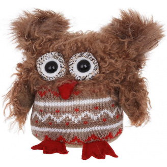 Декоративная игрушка Owl 17 см Разноцветный BonaDi DP232222