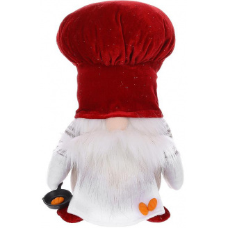 Декоративная игрушка Dwarf in a chef's costume and a frying pan 55 см Разноцветный BonaDi DP232201