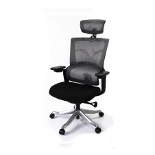 Крісло АКЛАС Кантос MB Сірий (Сірий/Чорний)