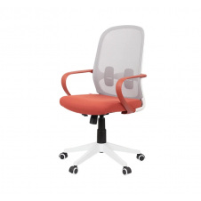 Крісло АКЛАС Мелоді WT Помаранчевий (Помаранчевий/Сірий)