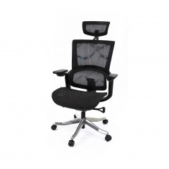 Крісло АКЛАС Кантос Lux MB Чорний (Чорний) Новая Прага