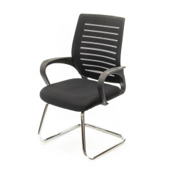 Крісло конференційне АКЛАС Фіджі CH CF Чорне Лозова