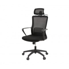 Крісло АКЛАС Прато Tilt (8020A) чорне Ірпінь