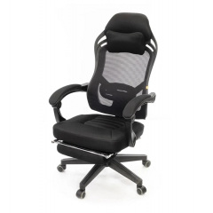 Крісло АКЛАС Мердок PL RL Чорне Кропива