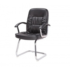 Крісло конференційне АКЛАС Леко CF чорне Ужгород