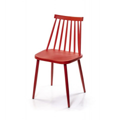 Стілець АКЛАС Коретто Червоний Хуст
