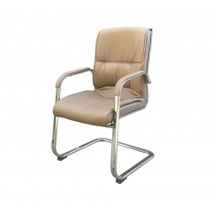 Крісло конференційне АКЛАС Спрінг CH CF Бежевий (PU-бежевий) Мелітополь