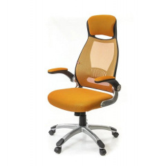 Крісло АКЛАС Вінд PL TILT Жовтогаряче Кушугум