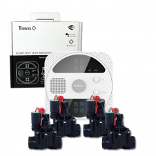 Комплект для автоматичного поливу Tervix WiFi (контролер + 4 клапани DN25)