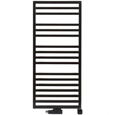 Рушникосушка водяна Zehnder Virando 600x1226 чорний матовий