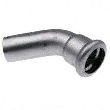 Коліно ніпельне KAN-therm Inox 45° 18 мм
