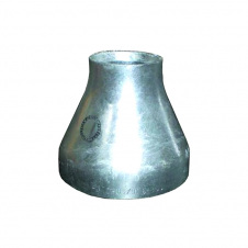 Перехід сталевий оцинкований 76х32 (65х25)