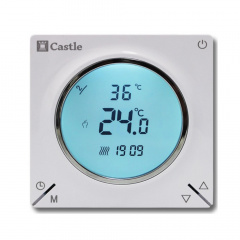 Терморегулятор програмований Castle AC829H білий (55015067) Дніпрорудне